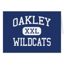 Oakley Wildcats Middle School Oakley Kansas Greeting Cards