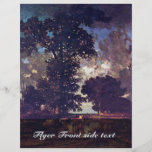 Oaks At The Bottom By Dupré Jules (Best Quality) Flyer Design