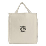 Oasis of the Seas embroidered bags