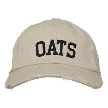 Oats Embroidered Hat