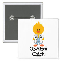 OB/GYN Chick Button