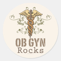 OB GYN Rocks Stickers