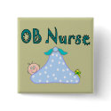 OB Nurse Gifts, Baby in Blanket--Adorable buttons
