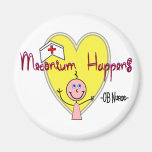 OB Nurse "Meconium Happens" Hilarious Fridge Magnets
