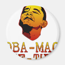 Oba Mao Tse Tung Fridge Magnet