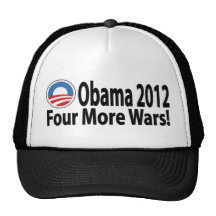 Obama2012 Four More Wars Trucker Hat