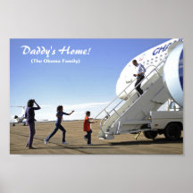 obama32_16914339, Daddy's Home!, (The Obama Fam... Print