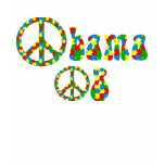 Obama 08 Autism Peace Symbol Design t-shirts