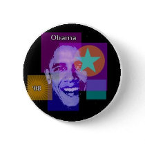 Obama '08 pin