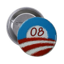 Obama 08 button