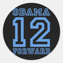 Obama 12 forward stickers