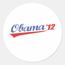 OBAMA 12 SWISH LOGO -.png Round Stickers