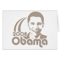 Obama 2008 greeting card