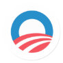 Obama 2008 O Sticker