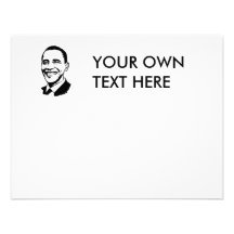Obama 2008: Yes we can Personalized Announcement