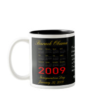 Obama 2009 Calendar Mug