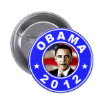 Obama 2012 - Blue Buttons