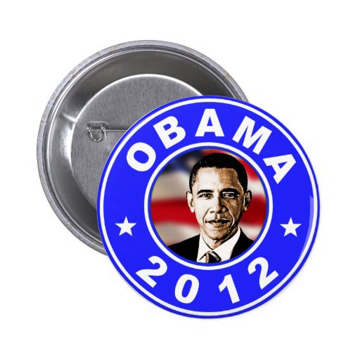 Obama 2012 - Blue Buttons