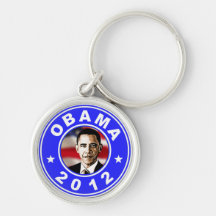 Obama 2012 - Blue Key Chain