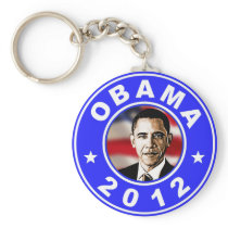Obama 2012 - Blue Key Chain