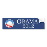 Obama 2012 Bumper Sticker bumper stickers