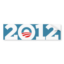 Obama 2012 bumper sticker