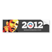 Obama 2012 bumper sticker