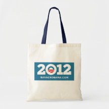Obama 2012 canvas bag