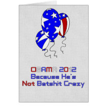 OBAMA 2012 GREETING CARD