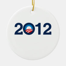 OBAMA 2012 - CHRISTMAS ORNAMENTS