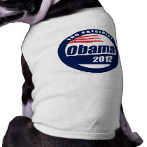 Obama 2012 dog t shirt