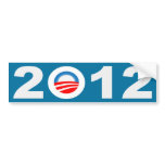 Obama 2012 Icon Bumper Sticker