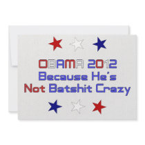 OBAMA 2012 PERSONALIZED ANNOUNCEMENT