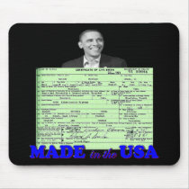 Obama 2012 Made in USA Mousepads