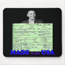 Obama 2012 Made in USA Mousepads