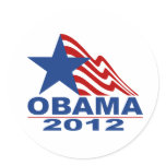 Obama 2012 Merchandise stickers