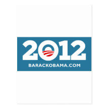 Obama 2012 post cards