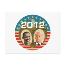 Obama 2012 postcard