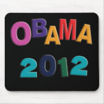 Obama 2012 Refrigerator Alphabet Magnet Mousepad