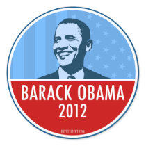 Obama 2012 sticker