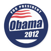 Obama 2012 stickers