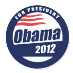 Obama 2012 stickers