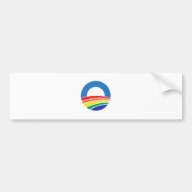 Obama 2012 Support for Gay Marriage Bumper Stickers
