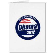 Obama 2012 T-shirt Cards