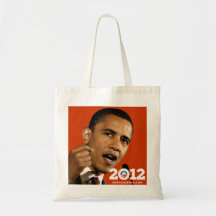 Obama 2012 tote bag