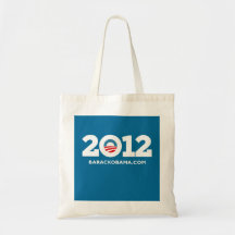Obama 2012 tote bag