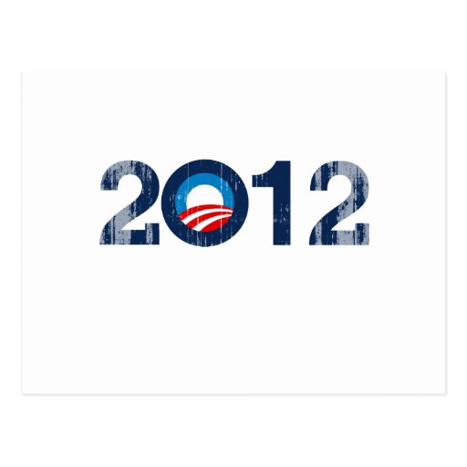 OBAMA 2012 - Vintage.png Postcard