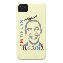 OBAMA 2012 Yes We Can AGAIN iPhone 4 Case
