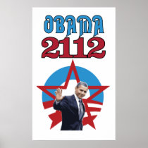 Obama 2112 White Poster