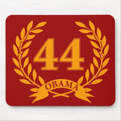 Obama 44 Inauguration Mouse Mats by rgb_hmo